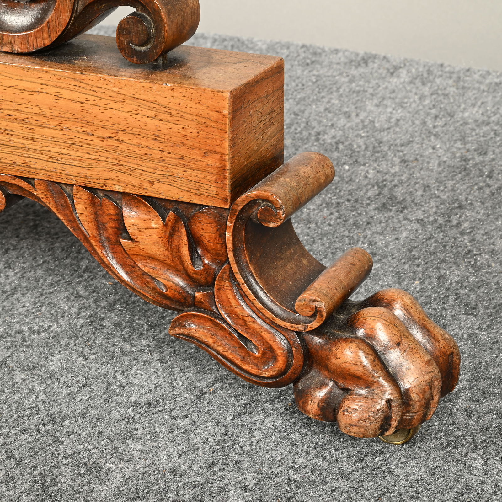 Late Regency Rosewood Library Table - 9