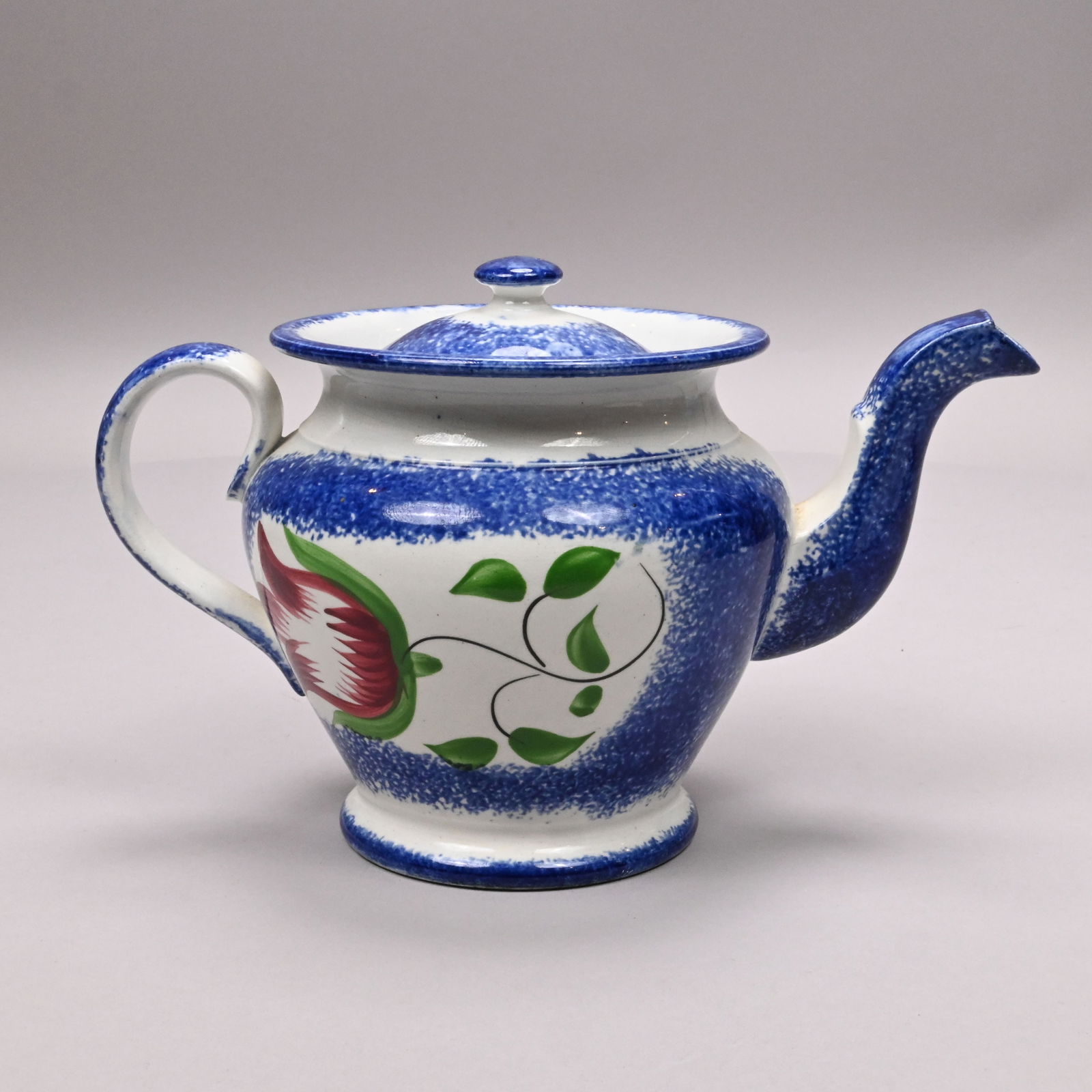 Four British Spatterware Serving Wares - 10