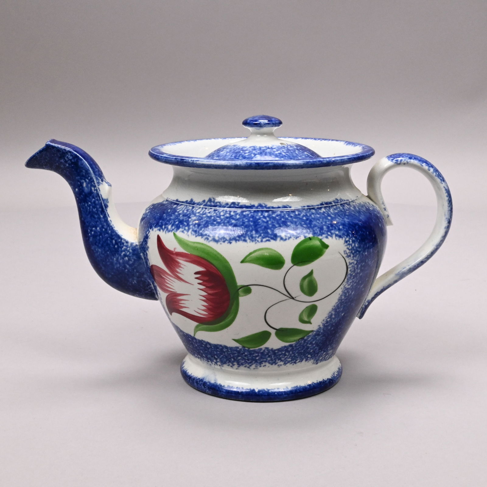 Four British Spatterware Serving Wares - 12