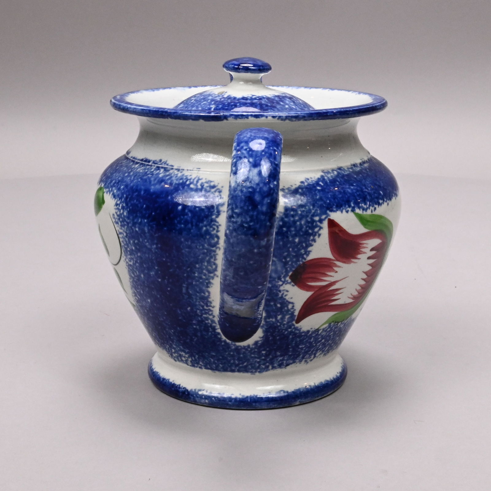 Four British Spatterware Serving Wares - 13