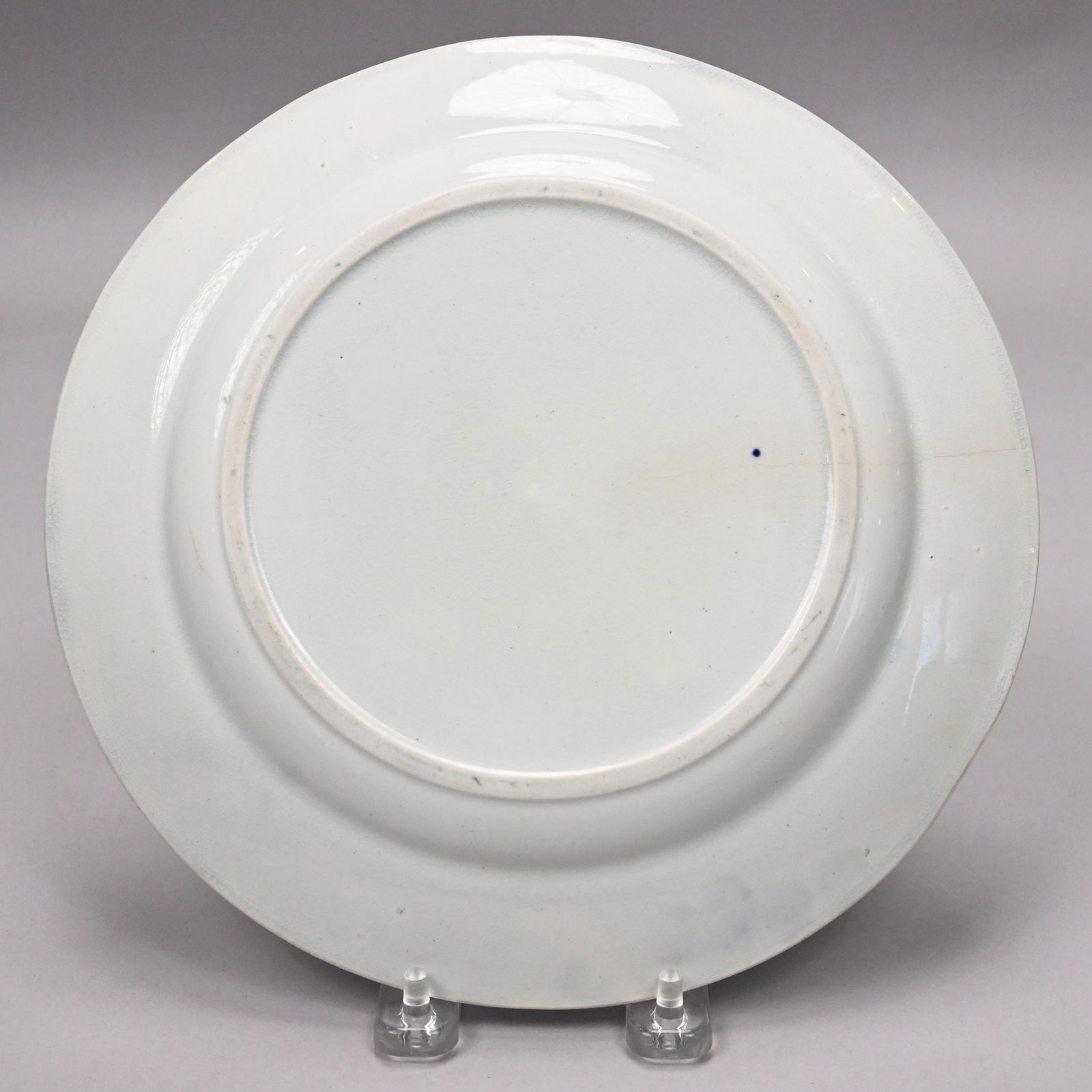 British Spatterware and Painted 'Pineapple' Plate - 2