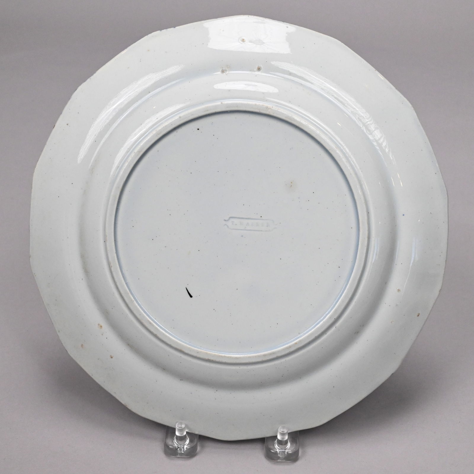 Two English Spatterware and Painted Plates - 3