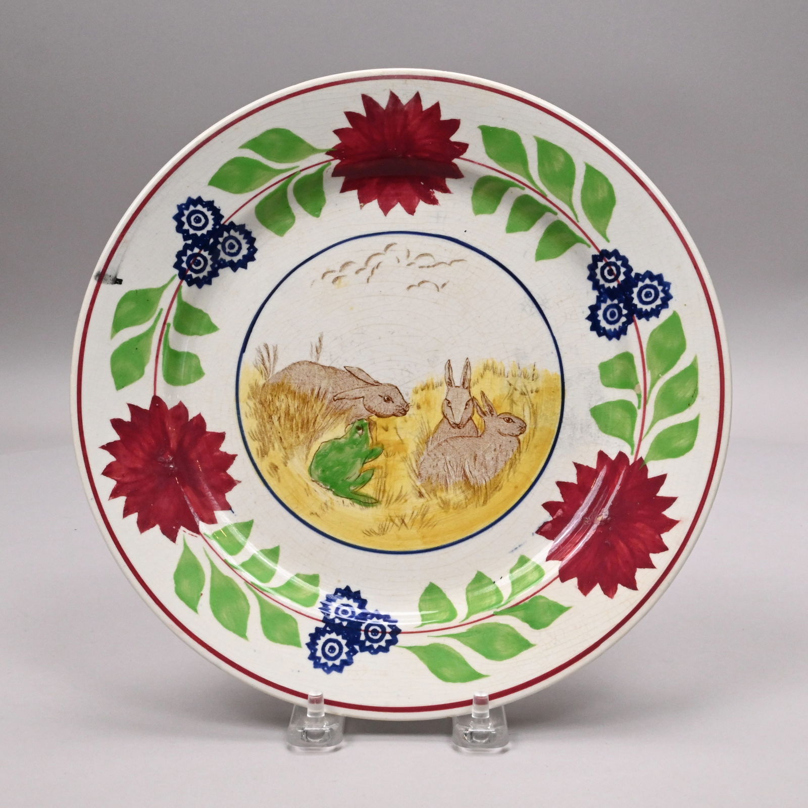 English Transfer-Printed & Stick Sponge Rabbitware - 2