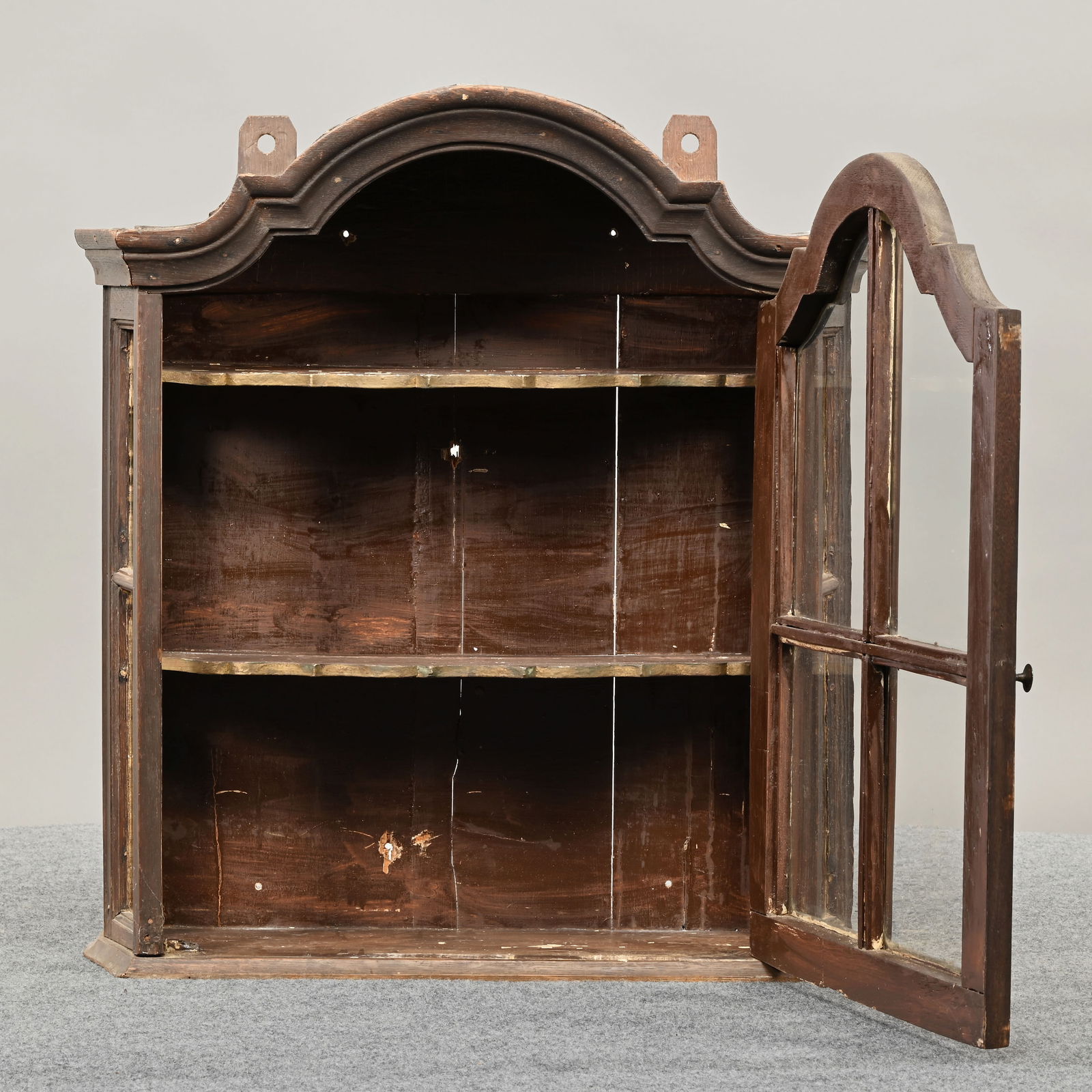 Continental Baroque Walnut Hanging Cupboard - 2