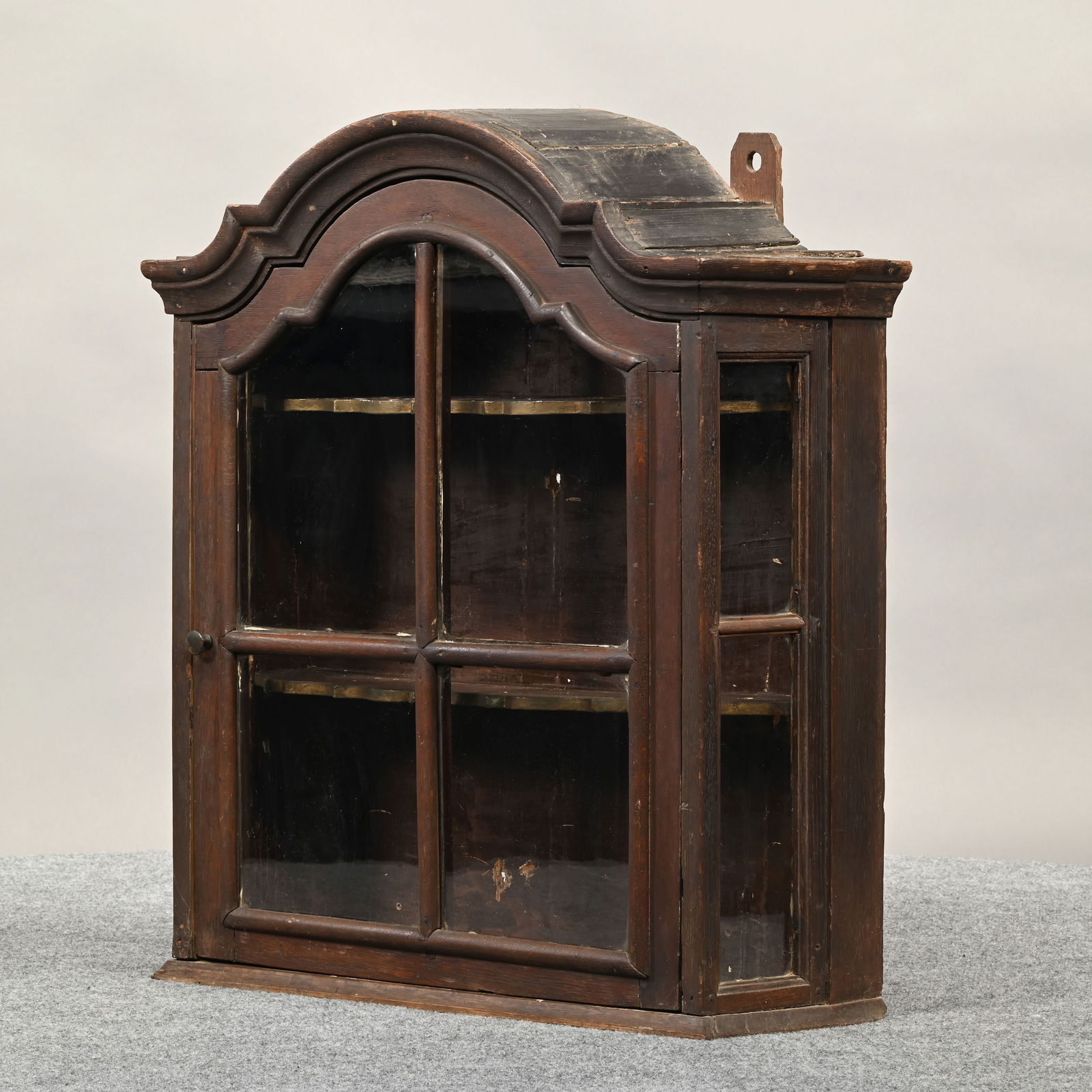 Continental Baroque Walnut Hanging Cupboard - 4