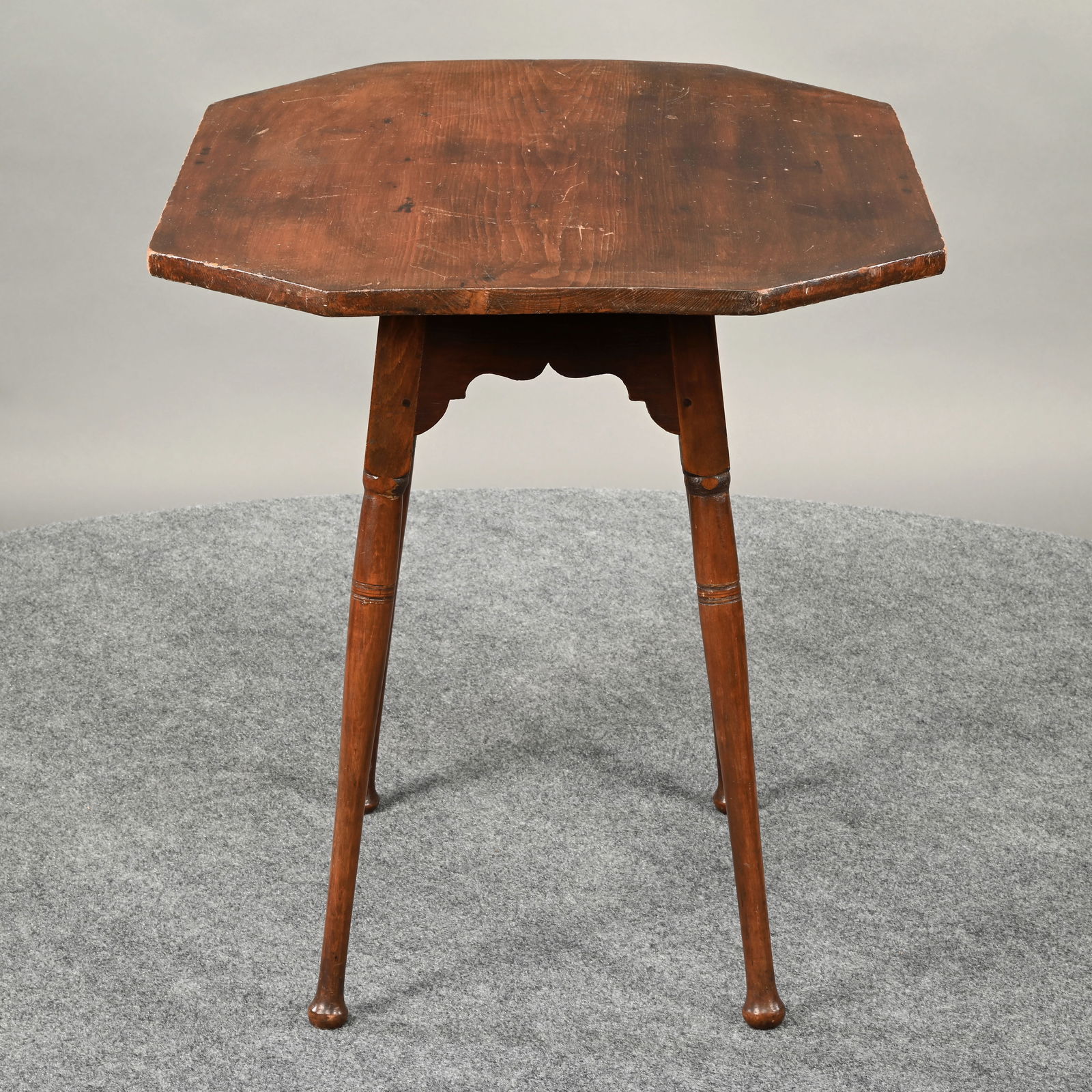 New England Pine and Maple Tap Table - 4