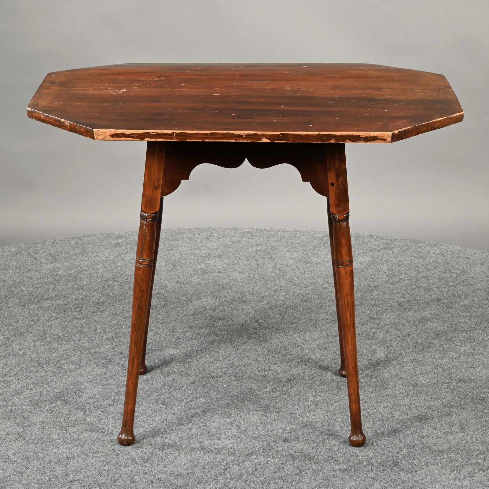 New England Pine and Maple Tap Table - 6