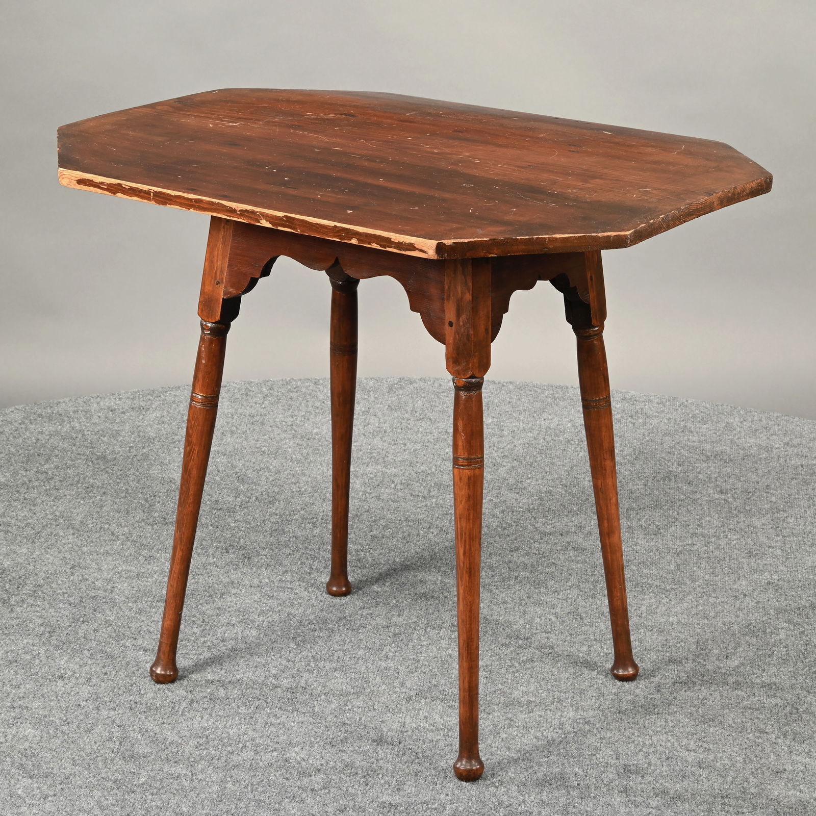 New England Pine and Maple Tap Table - 7