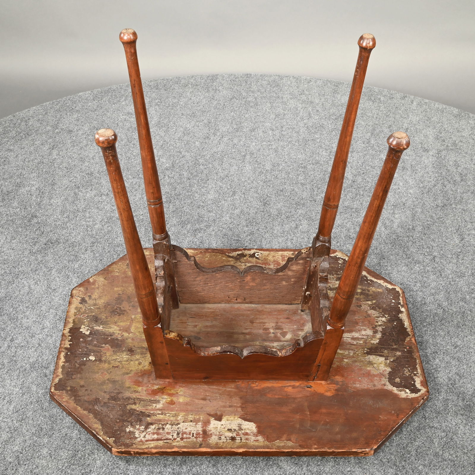 New England Pine and Maple Tap Table - 9