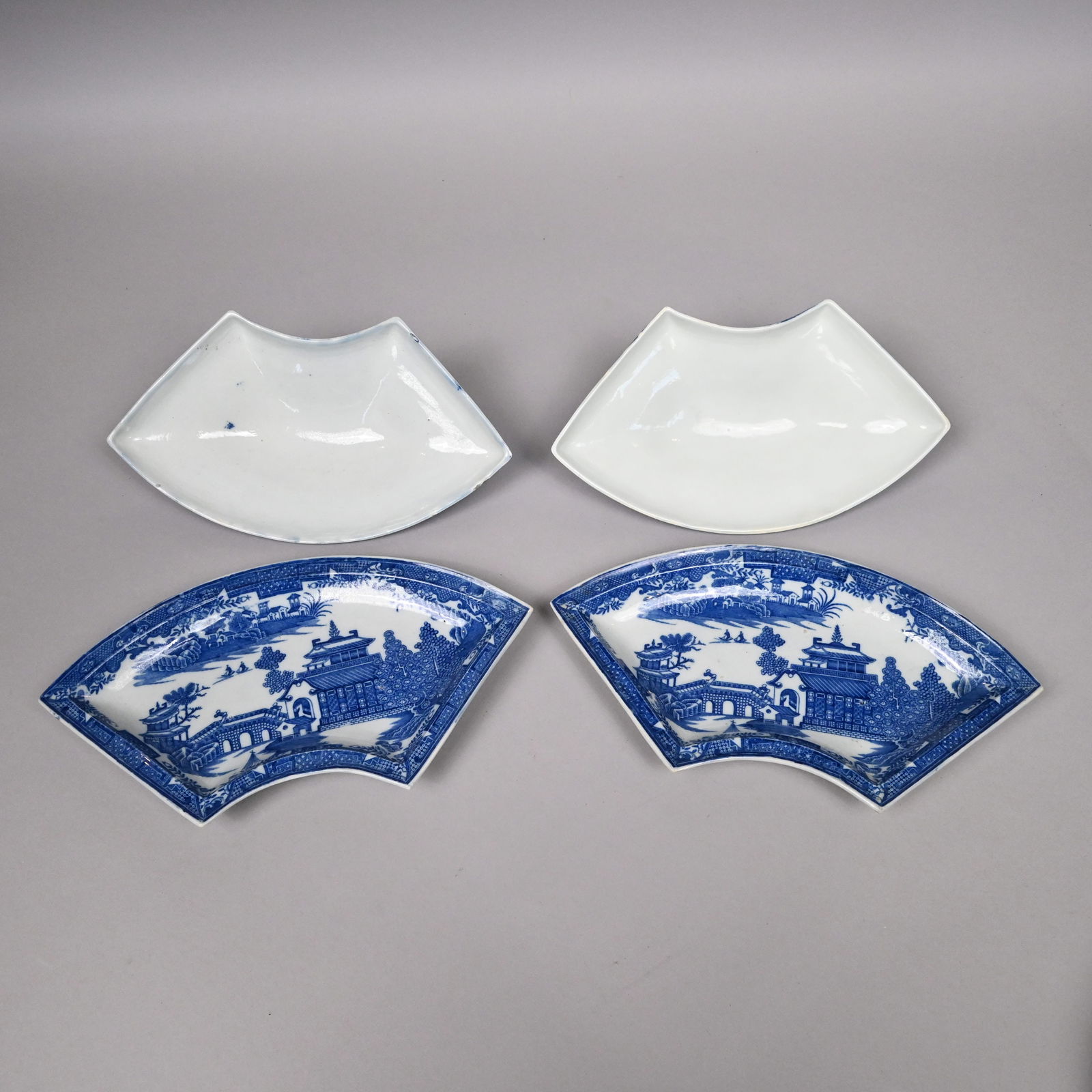 English Pearlware Chinoiserie Supper Set - 6