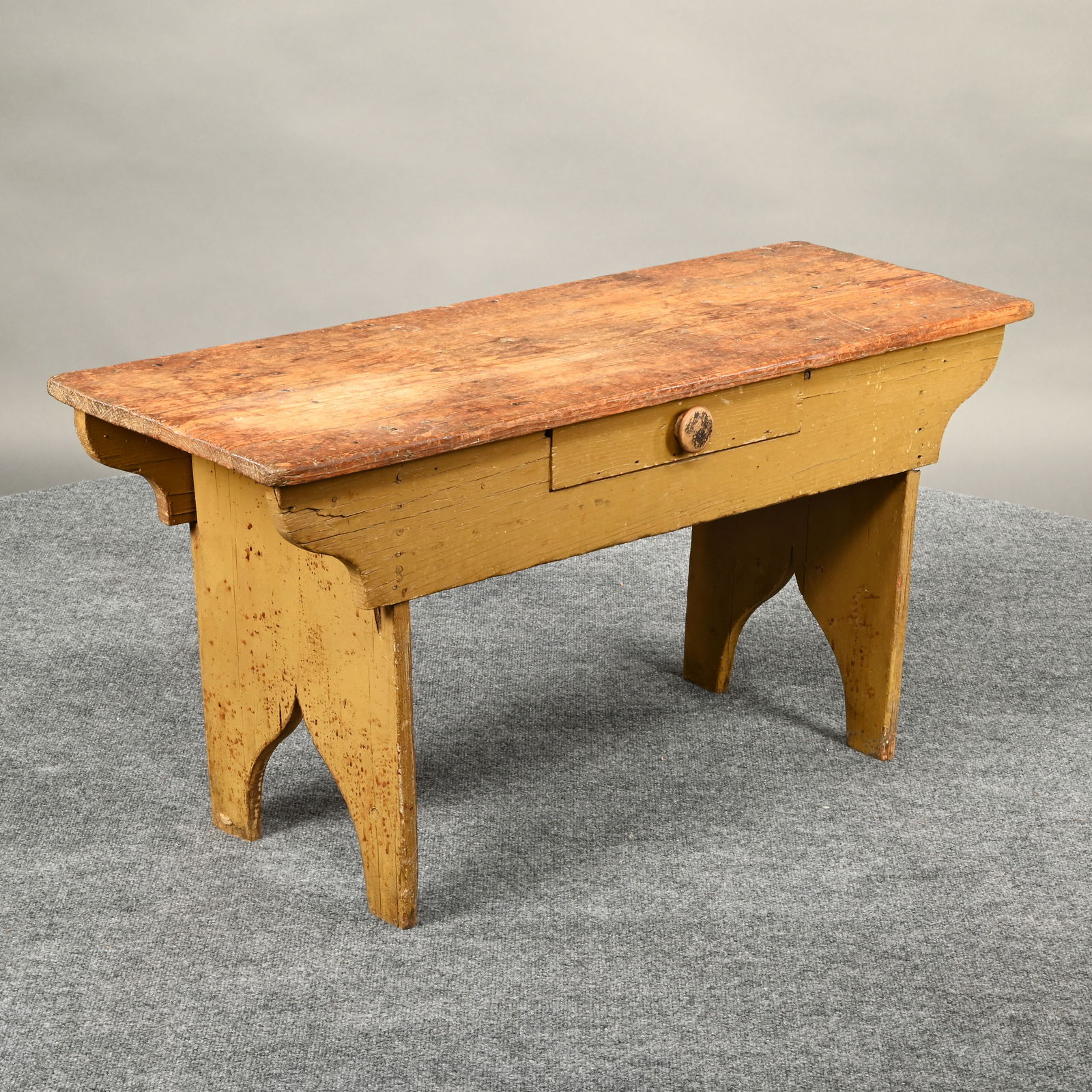 American Painted Pine Bucket Bench (1 of 9)