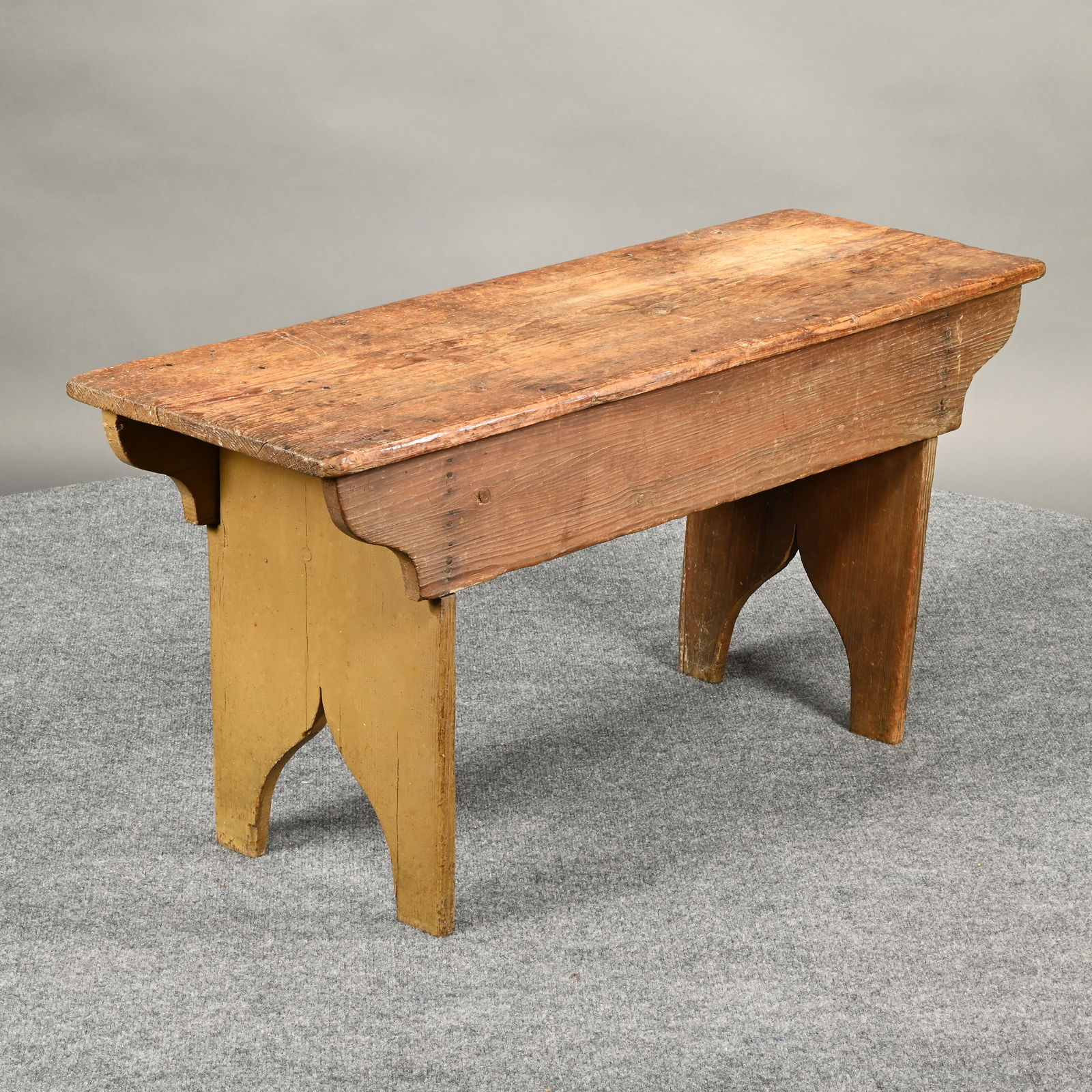 American Painted Pine Bucket Bench - 5