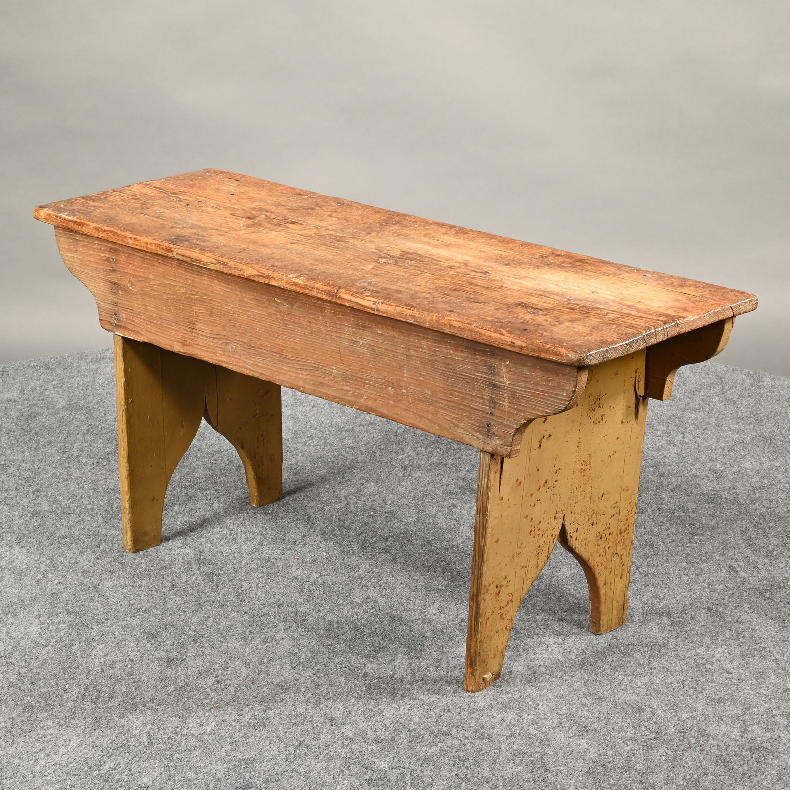 American Painted Pine Bucket Bench - 7