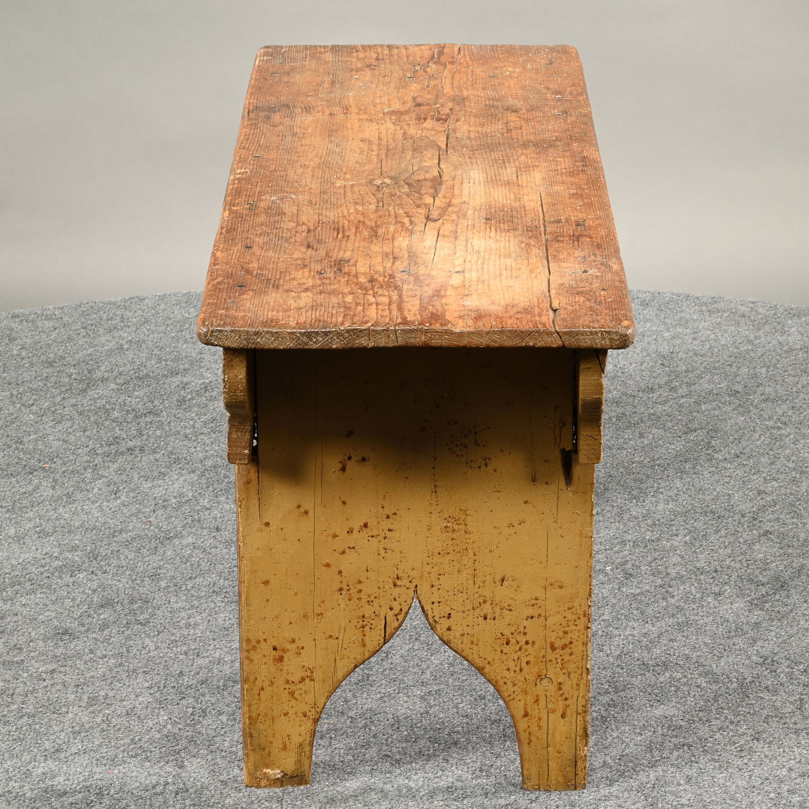 American Painted Pine Bucket Bench - 8