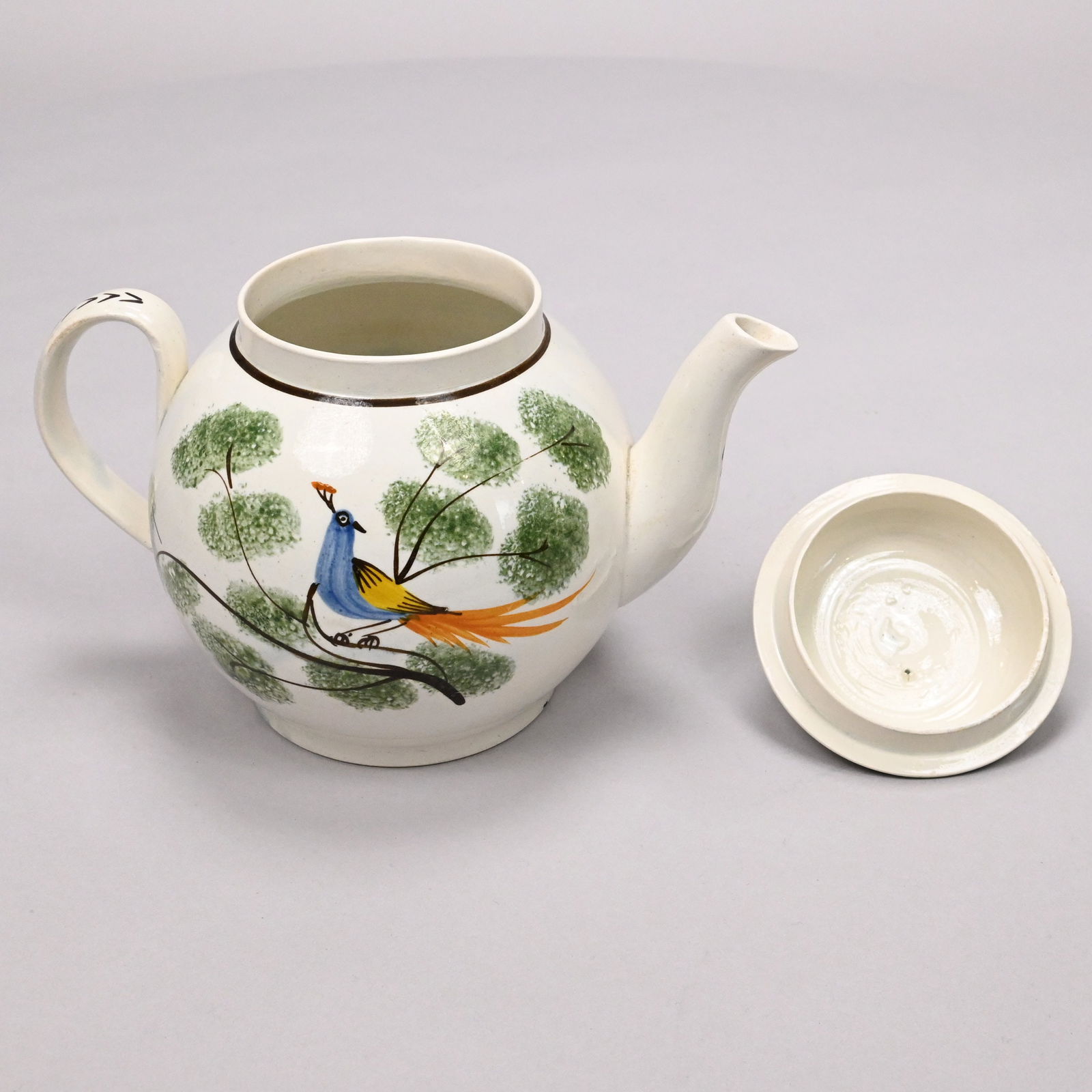 Three English Pearlware Pratt Ware Teawares - 13