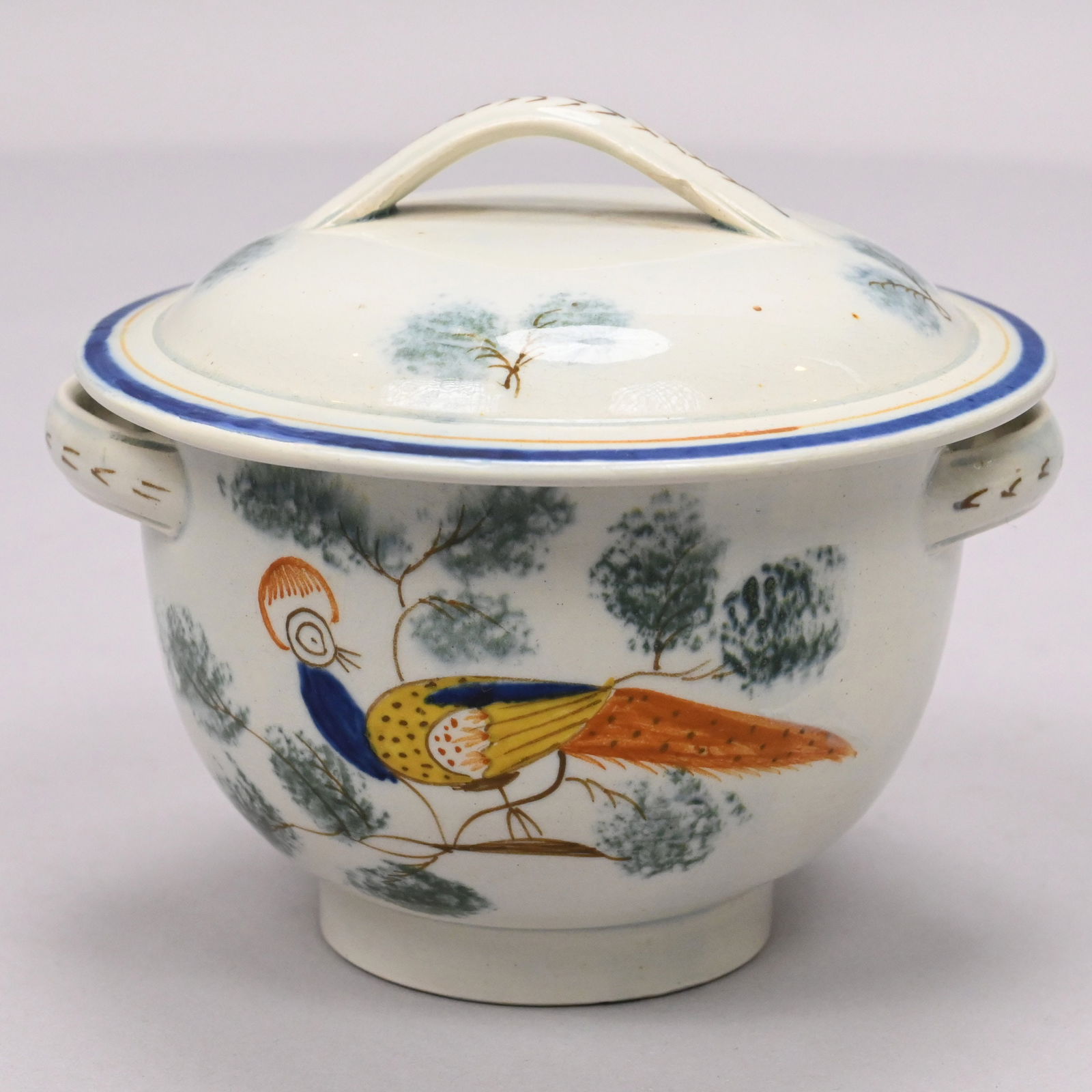 Three English Pearlware Pratt Ware Teawares - 17