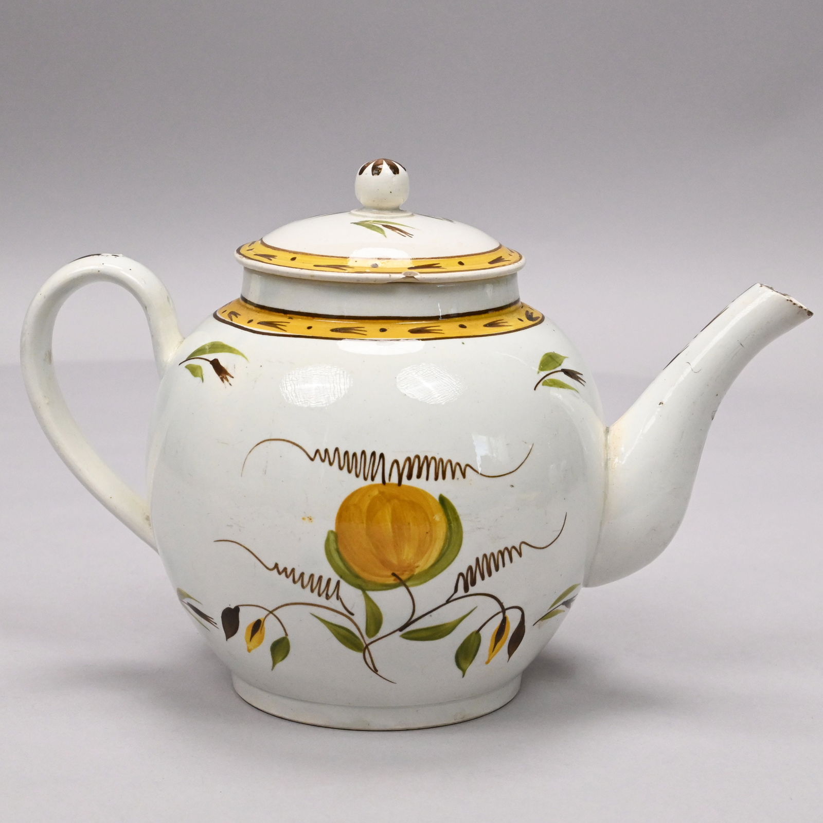 Three English Pearlware Pratt Ware Teawares - 2