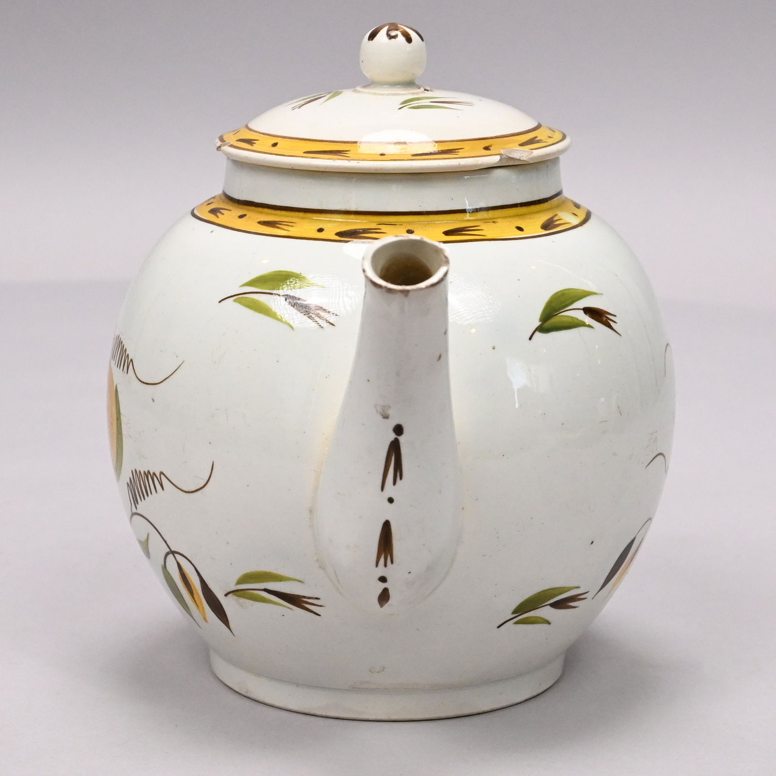 Three English Pearlware Pratt Ware Teawares - 3