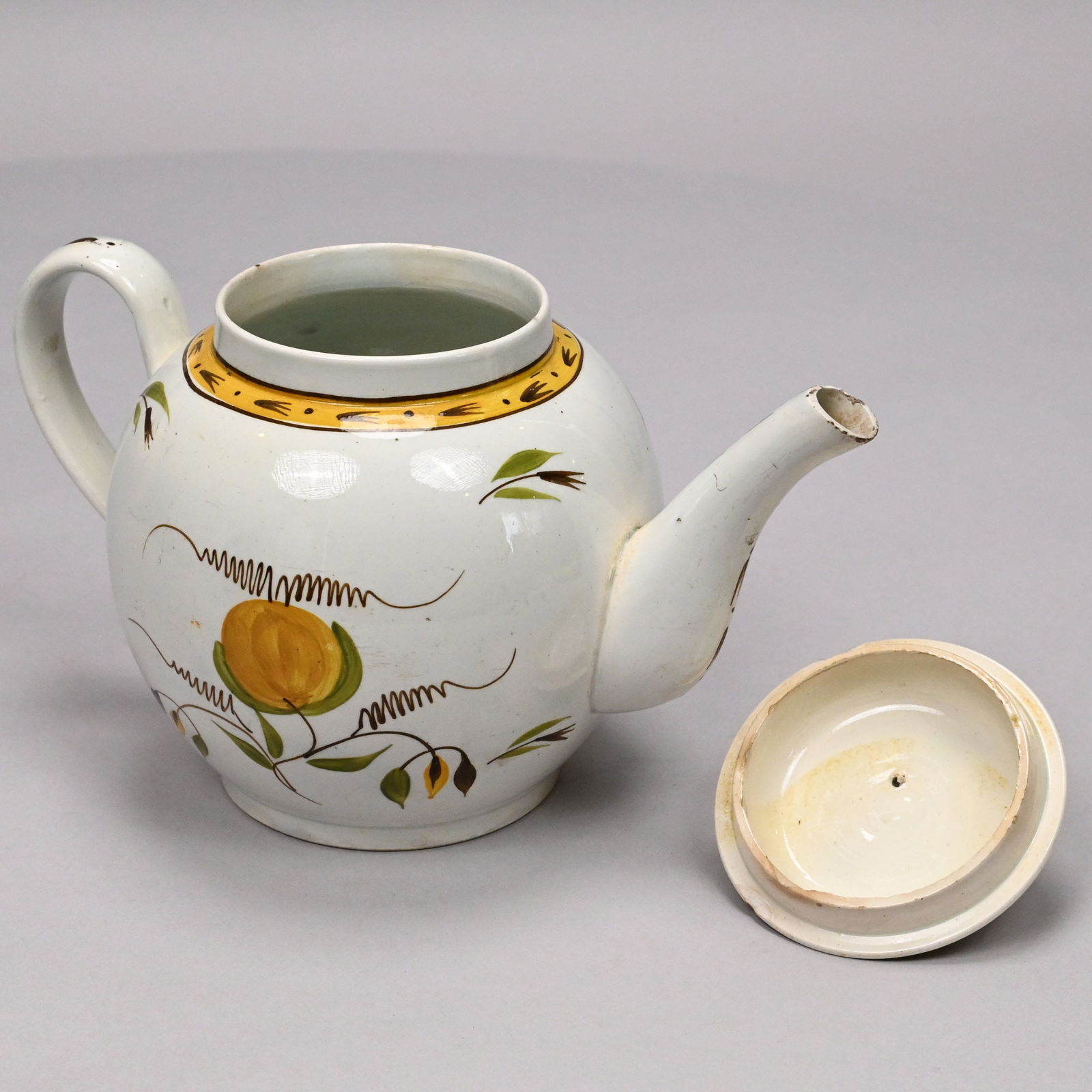 Three English Pearlware Pratt Ware Teawares - 6