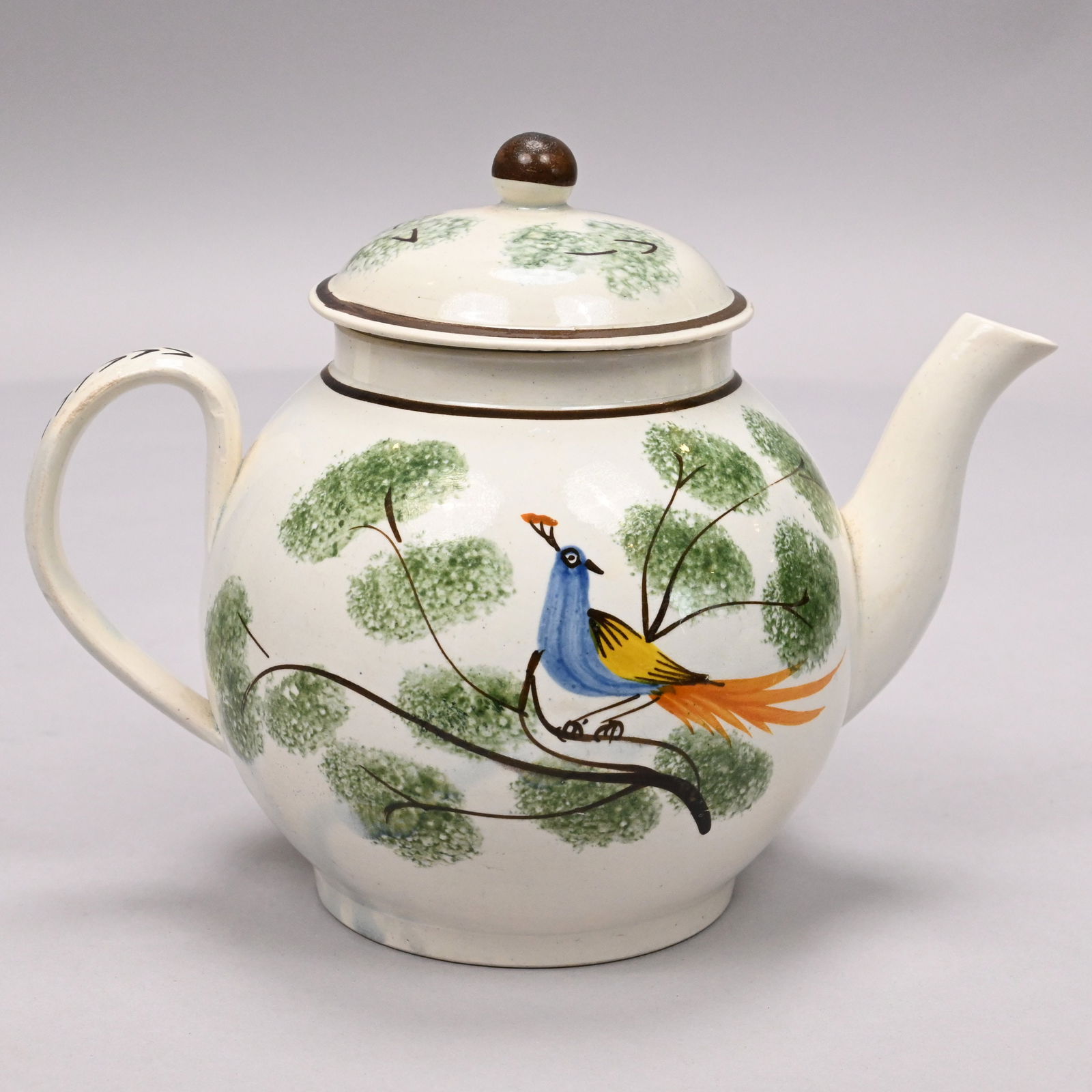 Three English Pearlware Pratt Ware Teawares - 9