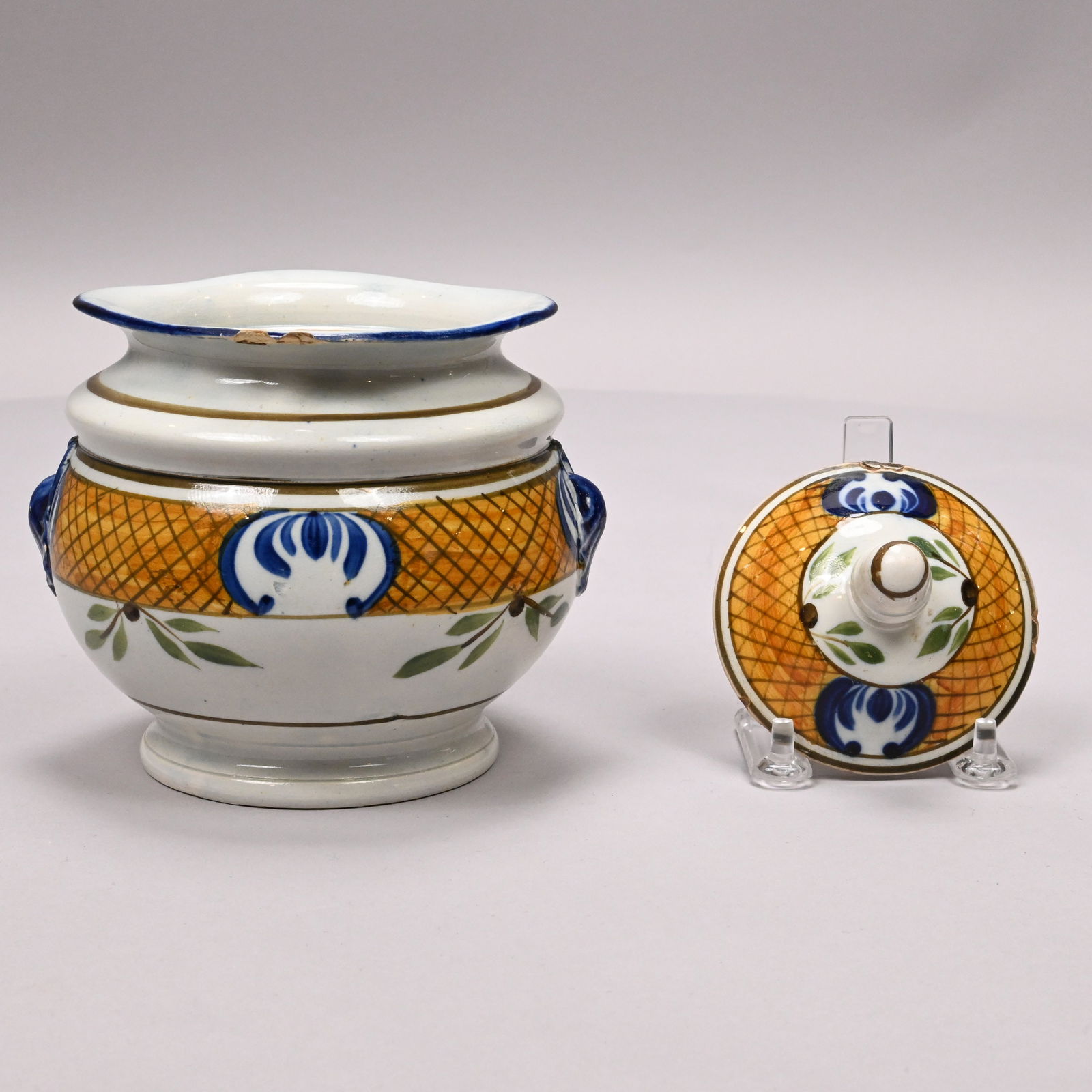 Six English Pearlware Pratt Ware Articles - 19