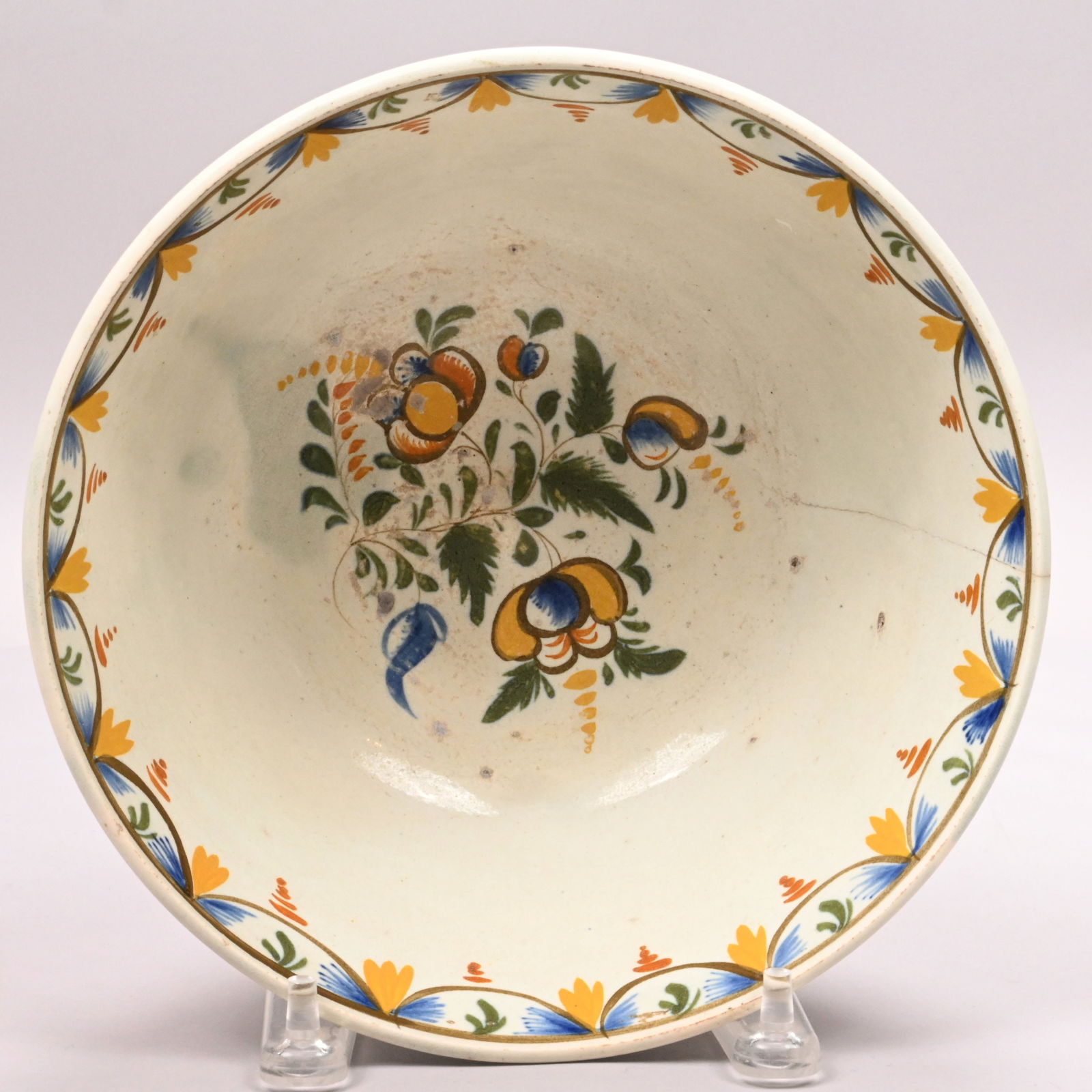 Six English Pearlware Pratt Ware Articles - 6