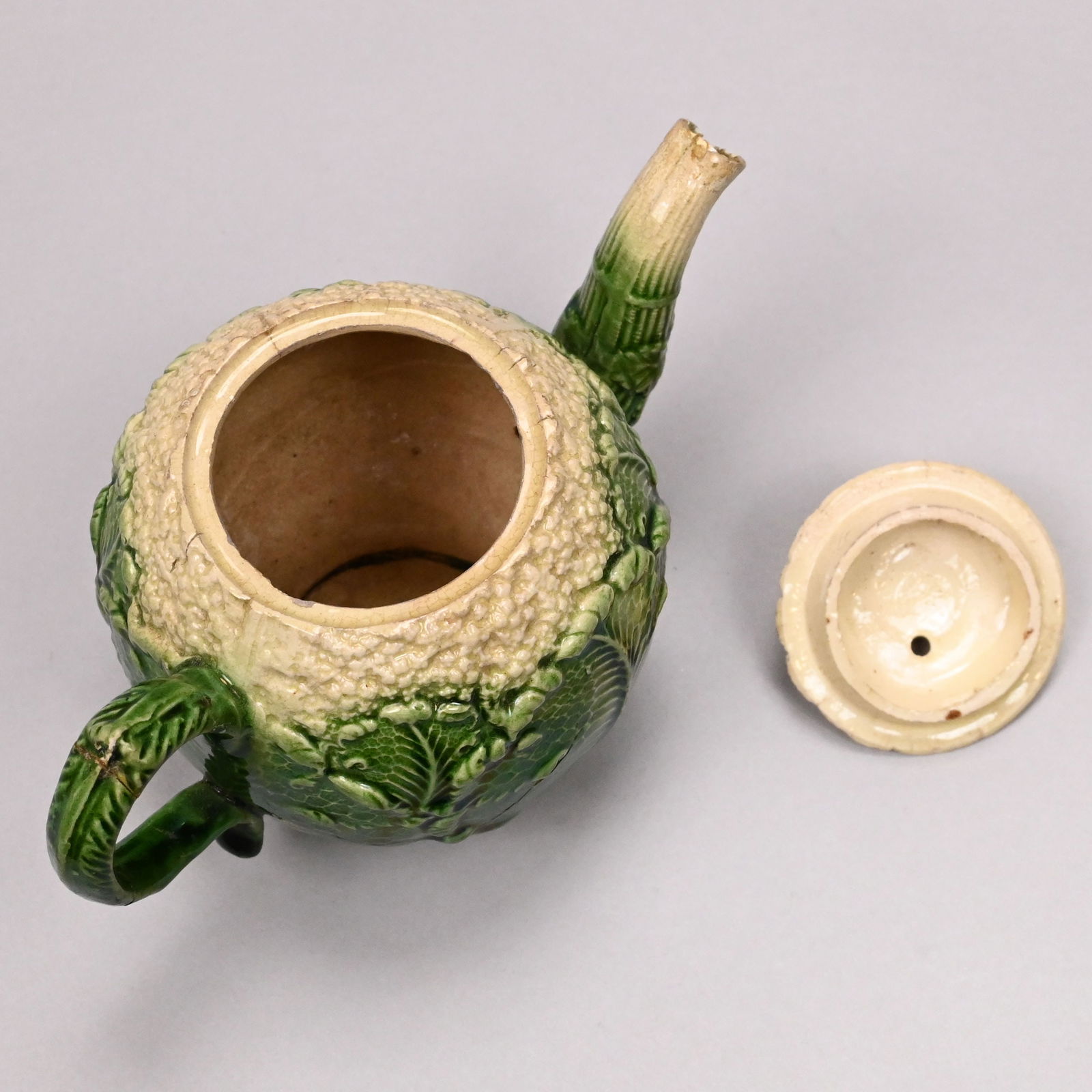 Three Staffordshire Creamware Articles - 11