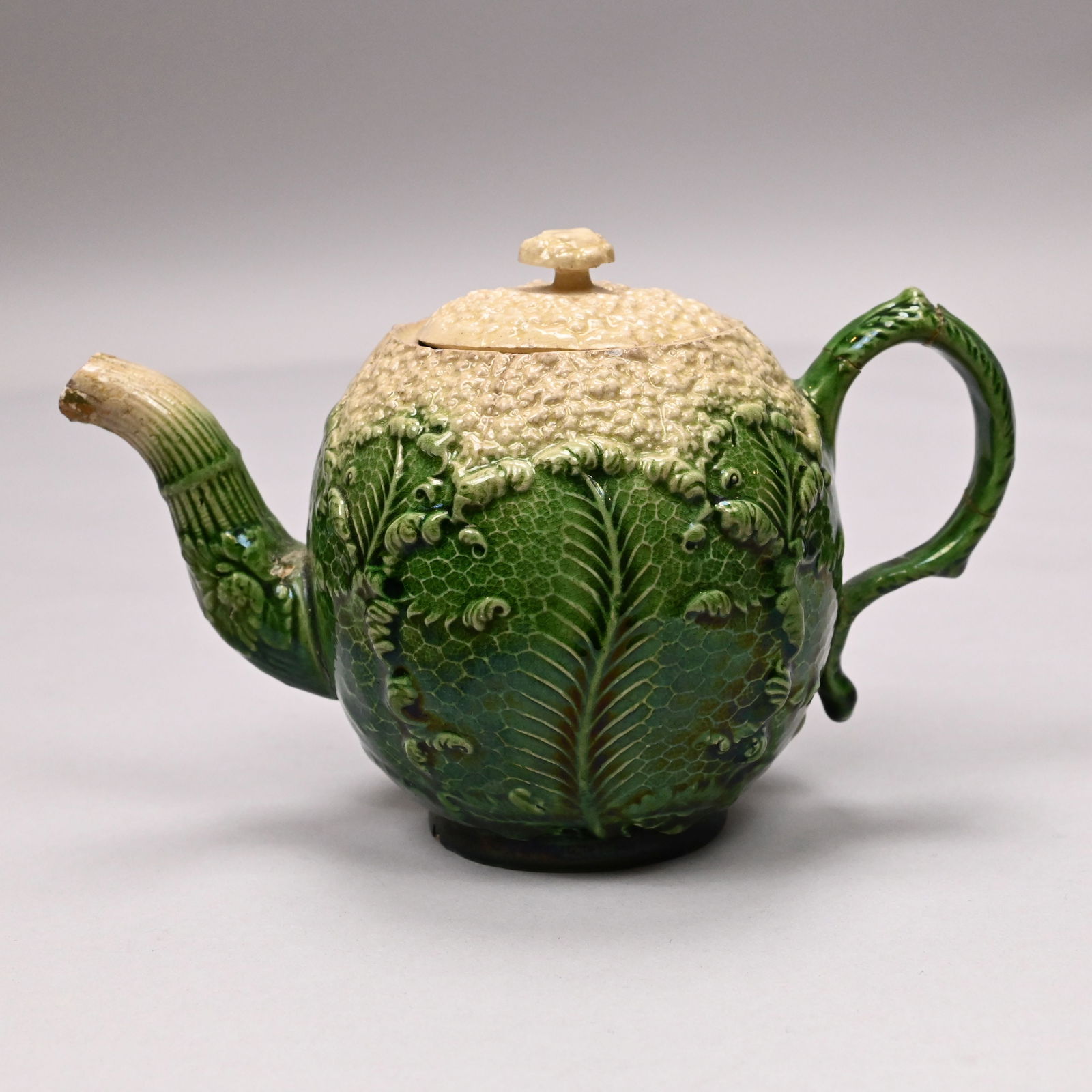 Three Staffordshire Creamware Articles - 9