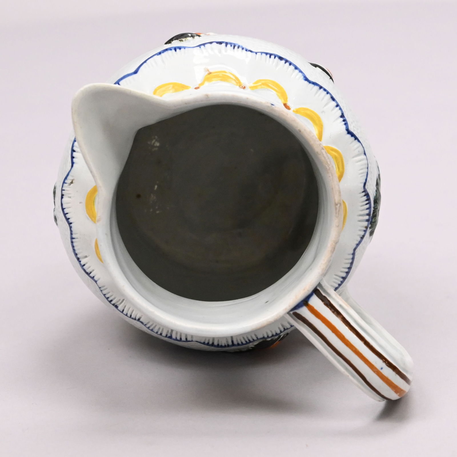 Three English Pearlware Pratt Ware Jugs - 12