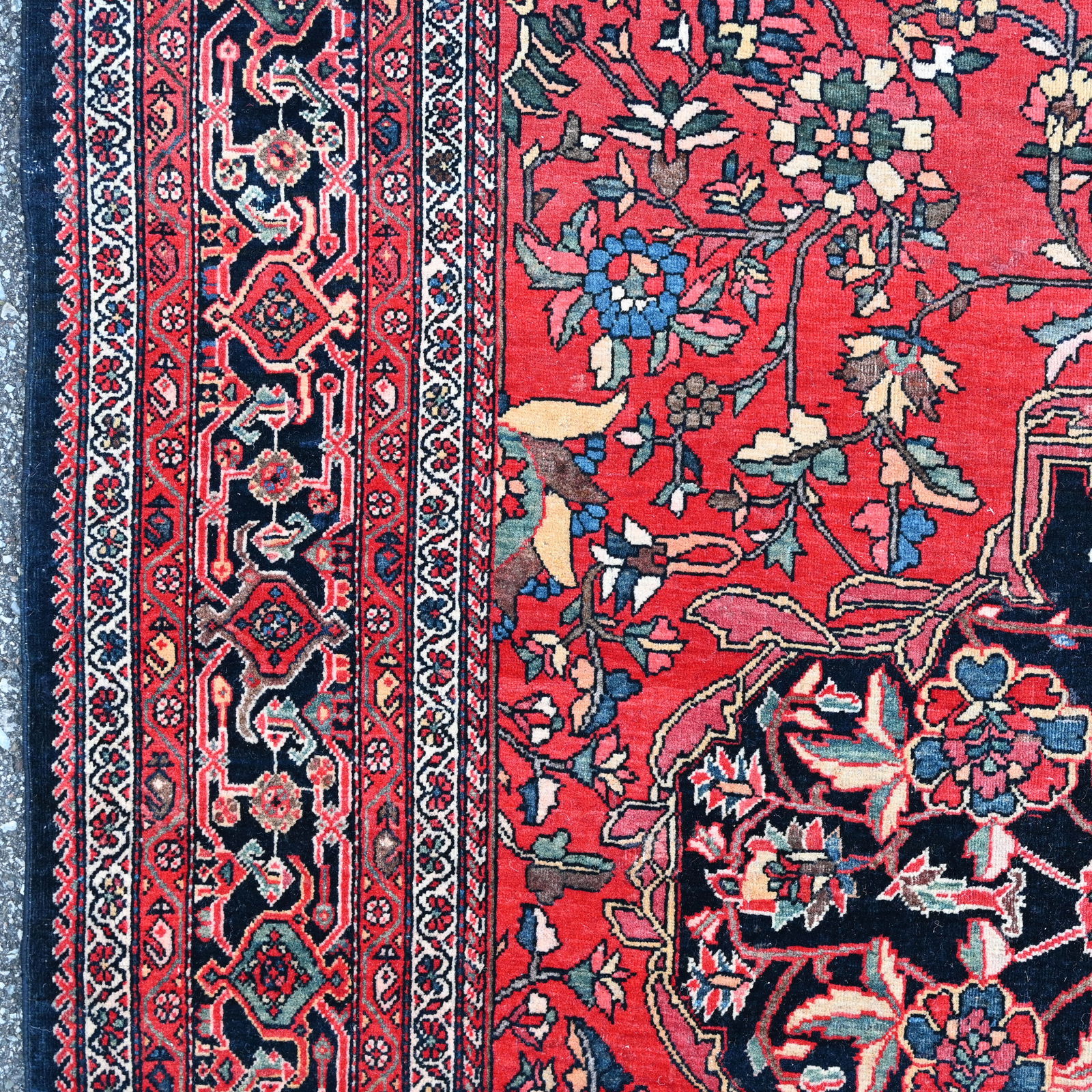 Fereghan Sarouk Rug, Persia - 4