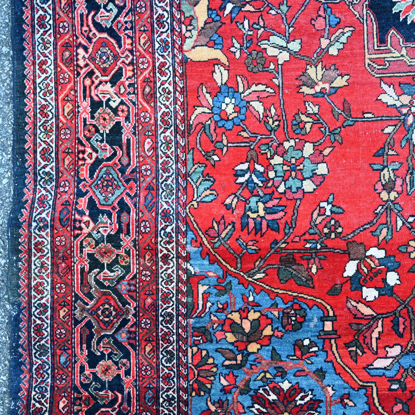 Fereghan Sarouk Rug, Persia - 7