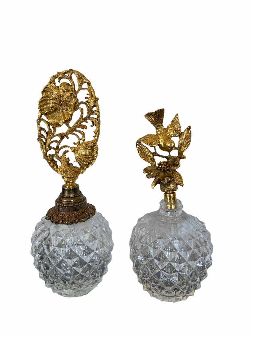 Vintage brass perfume bottles (1 of 1)