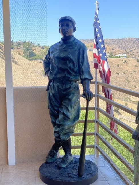 Life Size Bronze Baseball Sculpture (1 of 7)