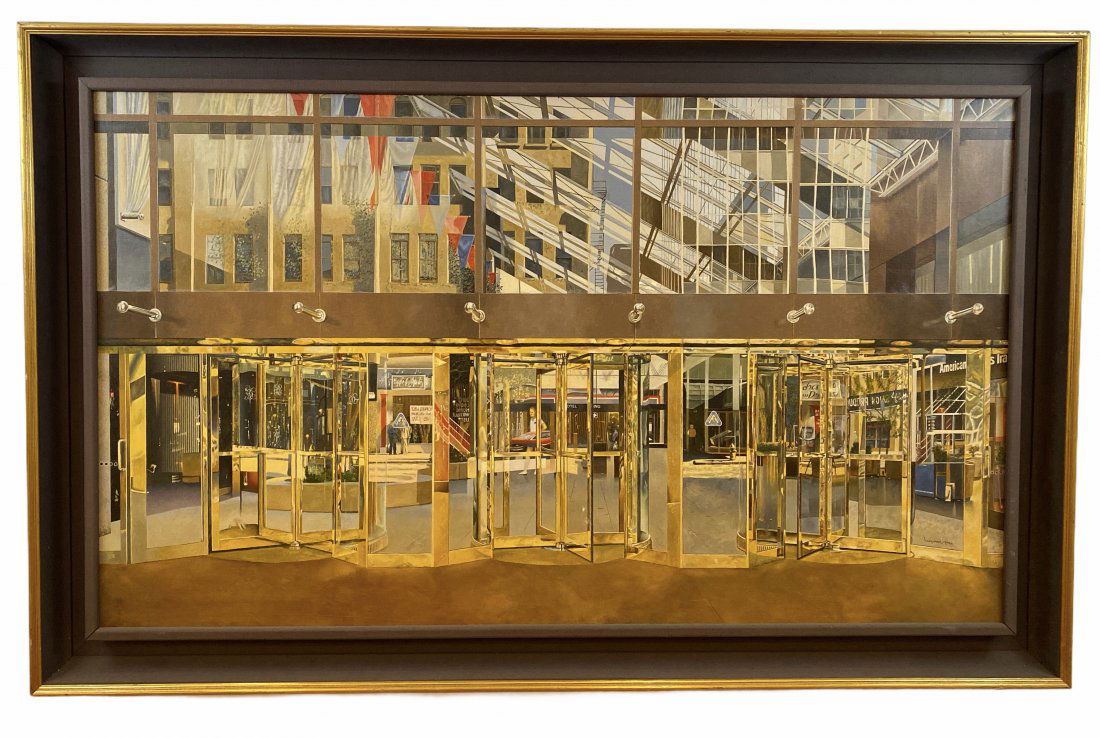 Massive Mid Century Art Painting by Walt Johnston (1 of 7)