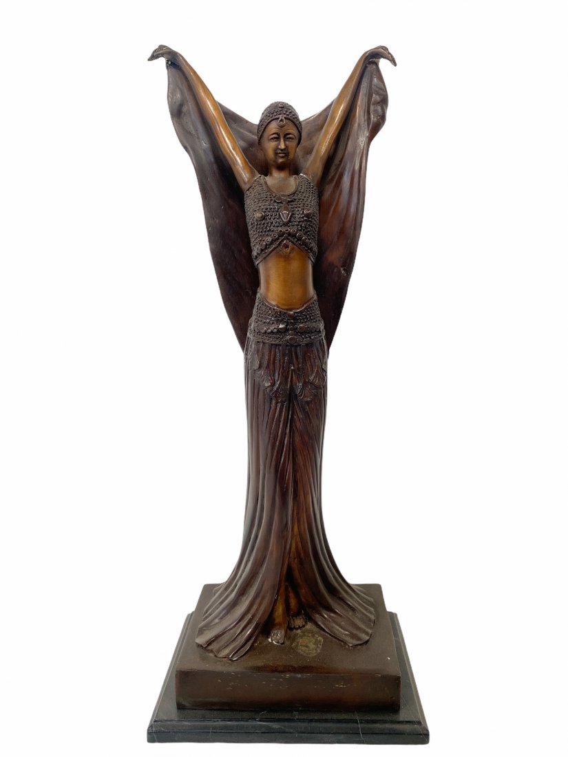 Bronze Dancer Statue (1 of 2)