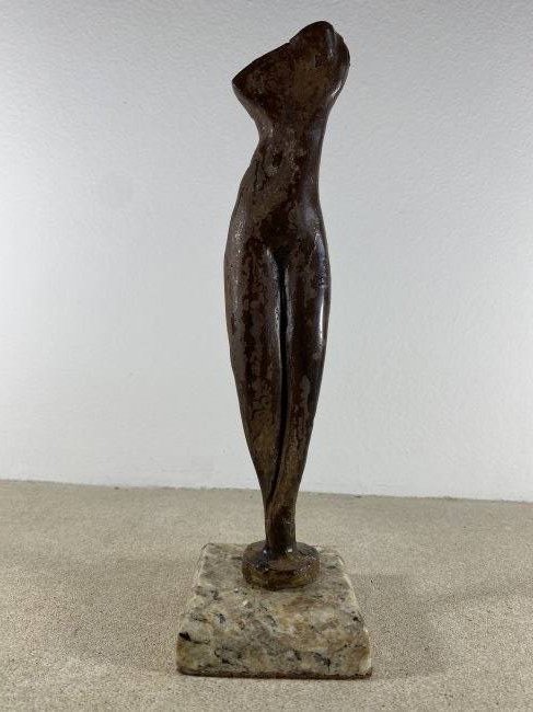Modern Abstract Figure Bronze Sculpture (1 of 3)