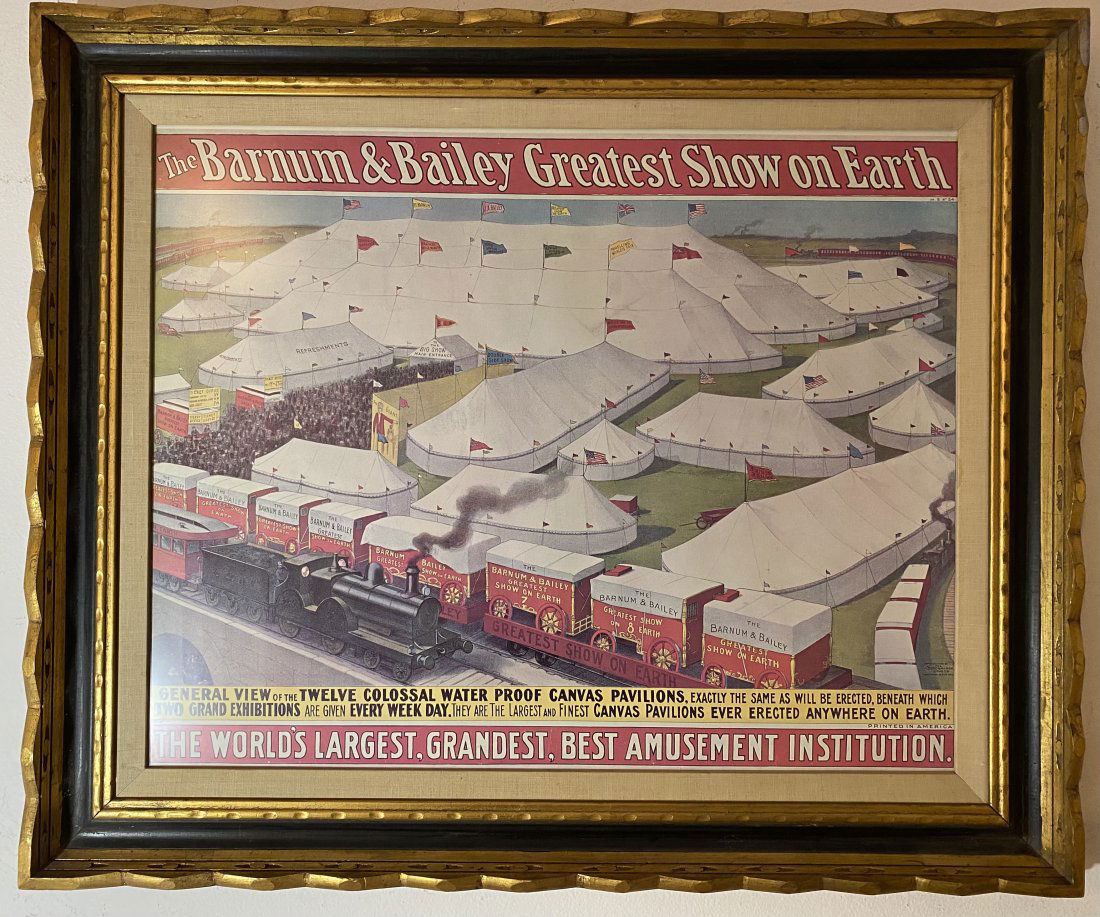 1899 Barnum & Bailey Classic Circus Train Poster (1 of 4)