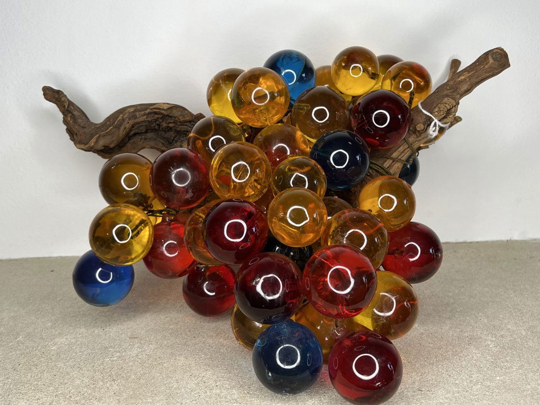 Mid Century Lucite Grapes (1 of 4)