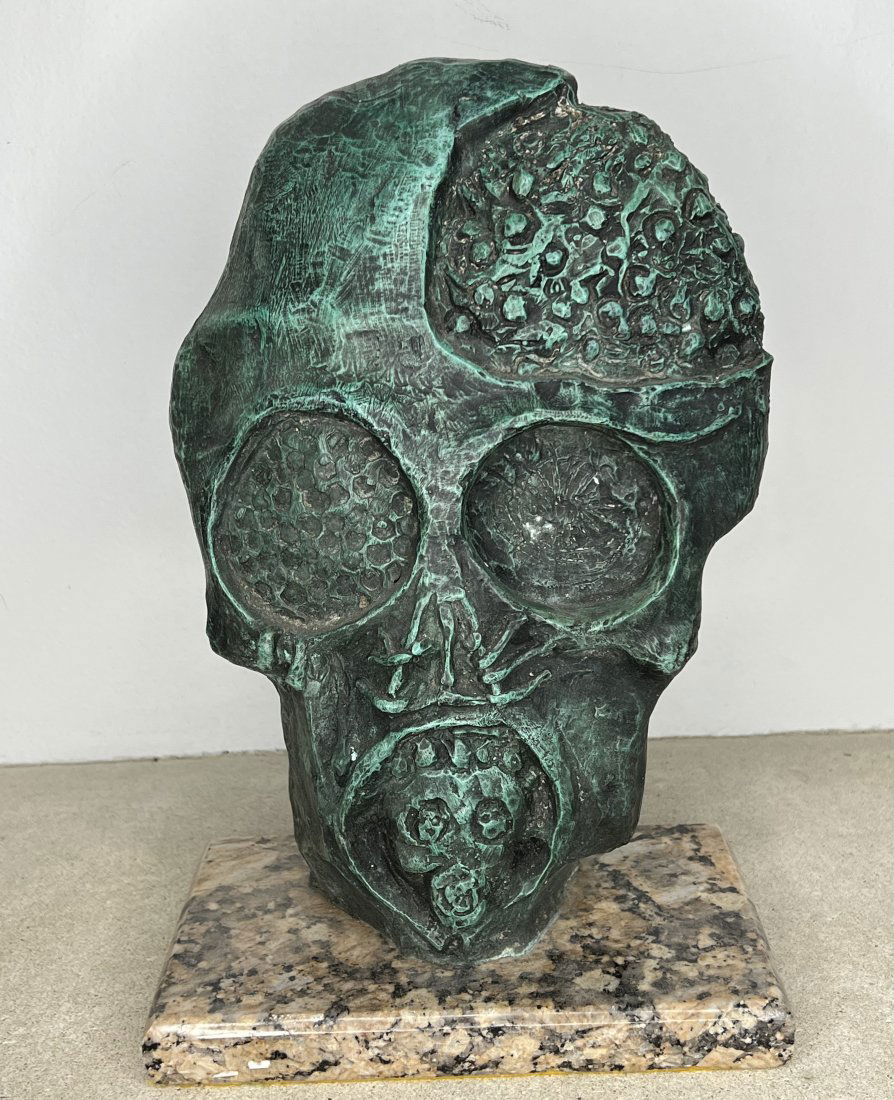 Large Modern Bronze Sculpture - Dali (1 of 5)