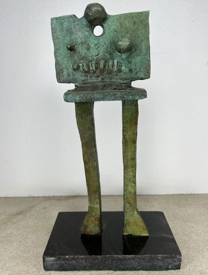 Abstract Bronze Sculpture - After J. Miro (1 of 4)