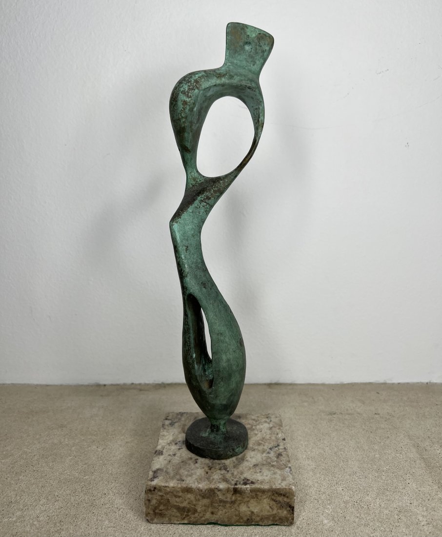 Abstract Bronze Sculpture - Henry Moore (1 of 4)