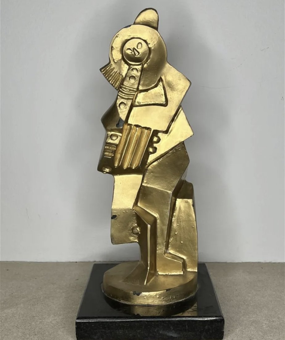 Modern Bronze Sculpture - Jacques Lipchitz: Limited 9/9 - Measurements: 16 in H x 7 in Lx 7 inH