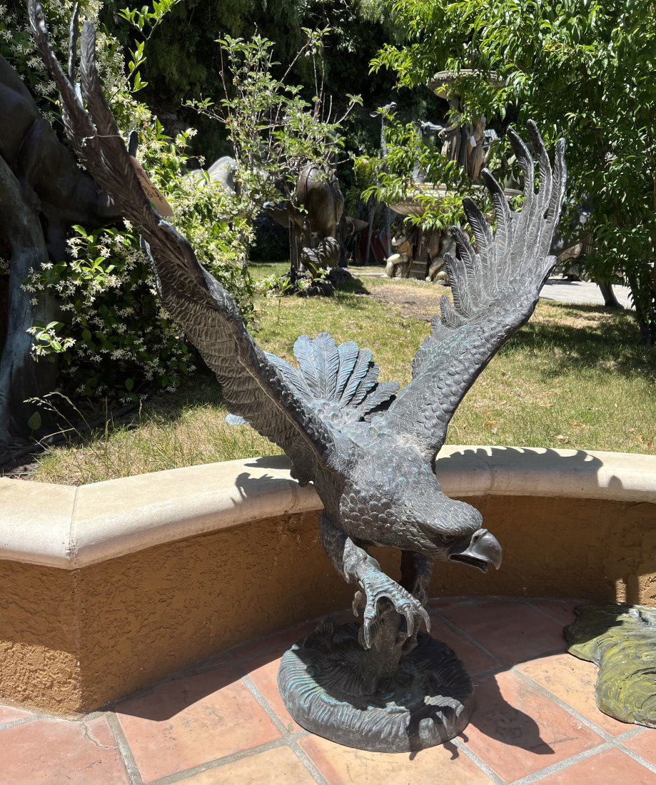 Large Bronze Eagle by Mario Nardini (1 of 4)