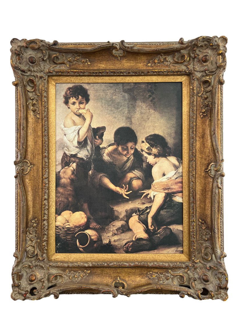 Young Boys Playing Dice- Oil on Canvas (1 of 3)
