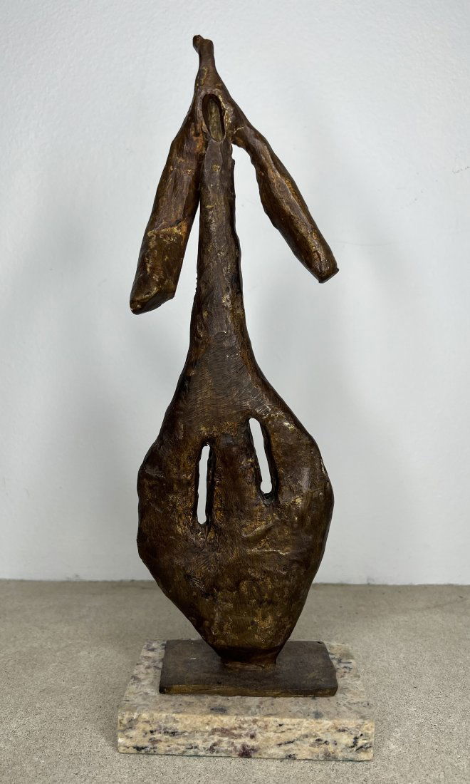 J. Miro - Abstract Bronze Sculpture (1 of 3)