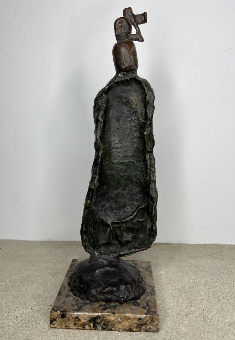 J. Miro - Large Abstract Bronze Sculpture (1 of 4)