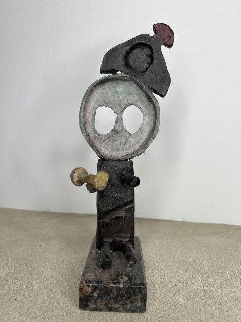 J. Miro- Abstract Bronze Sculpture (1 of 5)