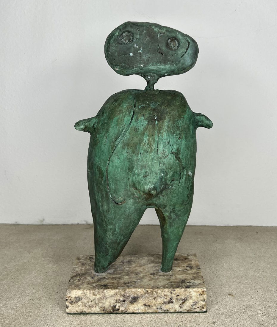 J. Miro-  Abstract Bronze Sculpture (1 of 3)