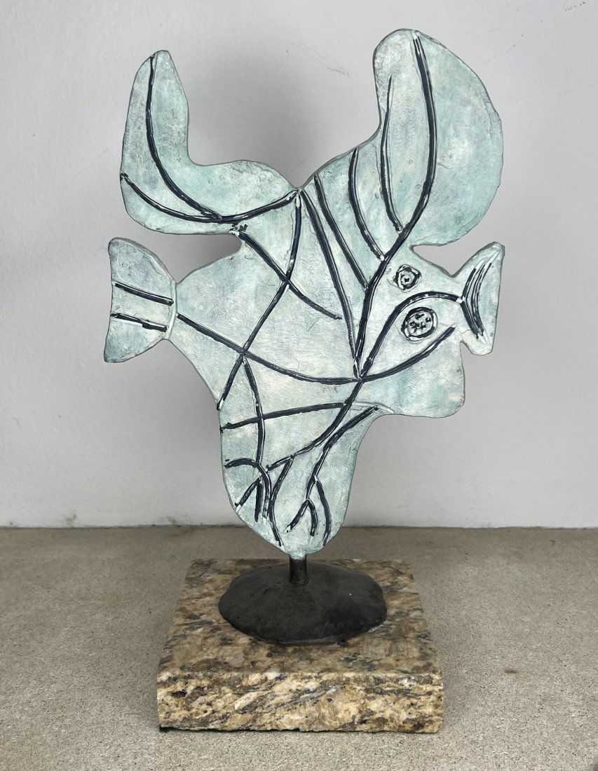 Picasso   Abstract Bronze Sculpture (1 of 3)
