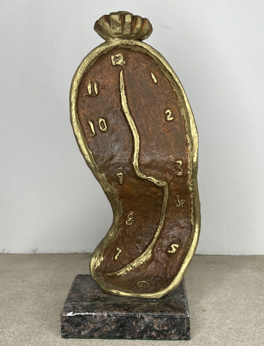 Salvador Dali-  Clock Bronze Sculpture (1 of 3)